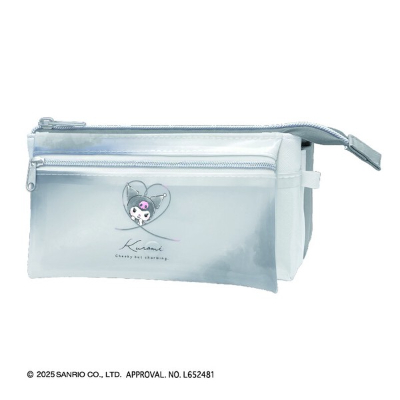 Flap Pocket Pencil Case Simply Line Sanrio Characters - Kuromi (フラップポケットペンケース Simply Line サンリオキャラクターズ - クロミ)