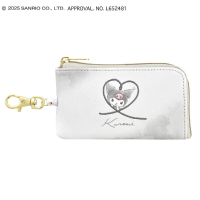 Sanrio Characters - Kuromi Key Case with Pass Case (パスケース付きキーケース サンリオキャラクターズ - クロミ)