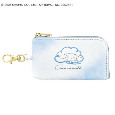 Sanrio Characters - Cinnamoroll Key Case with Pass Case (パスケース付きキーケース サンリオキャラクターズ - シナモロール)