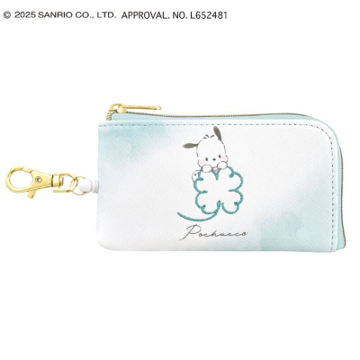 Sanrio Characters - Pochacco Pass Case with Key Case (パスケース付きキーケース サンリオキャラクターズ - ポチャッコ)