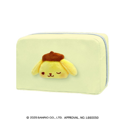 (ぬいぐるみポーチ むにゃっと サンリオキャラクターズ - ポムポムプリン/むにゃっと)