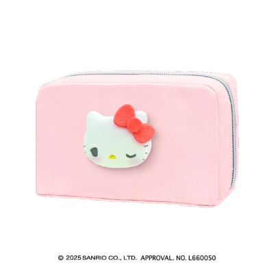 Plush Pouch Munyatto Sanrio Characters - Hello Kitty/Munyatto (ぬいぐるみポーチ むにゃっと サンリオキャラクターズ - ハローキティ/むにゃっと)