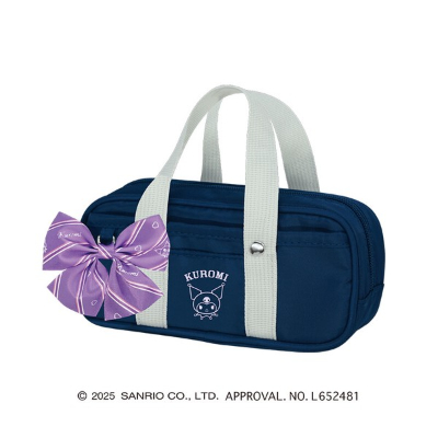 Schoolbag-style pencil case Sanrio Characters - Kuromi (スクバ風ペンケース サンリオキャラクターズ - クロミ)