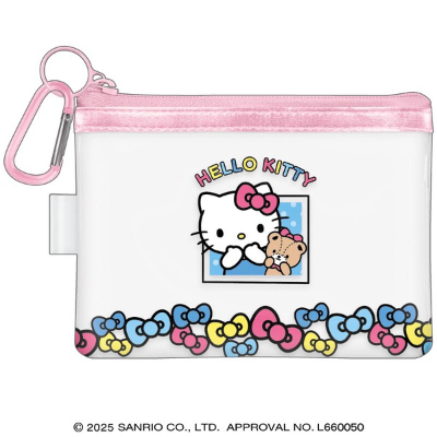 Sanrio Characters - Hello Kitty Clear Pouch with Carabiner/6 (カラビナ付きクリアポーチ サンリオキャラクターズ - ハローキティ/6)