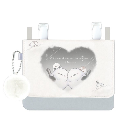 Wide pochette pocket with shoulder strap - Nonbiri Enaga-chan (ショルダー付きワイドポシェットポケット - のんびりえながちゃん)