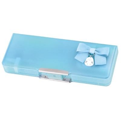 Airy Clear Double-Sided Pencil Case - Airy Shimaenaga (エアリークリア両面開きペンケース - エアリーシマエナガ)