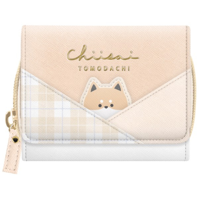 Pyokofure Tri-fold Wallet - Shiba Inu (三つ折り財布 ぴょこふれ - シバイヌ)
