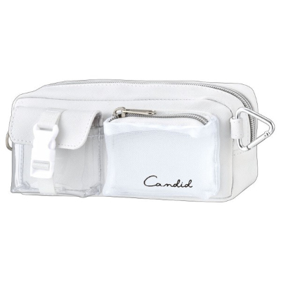 Buckle Pocket Pencil Case - White (バックルポケットペンケース - ホワイト)