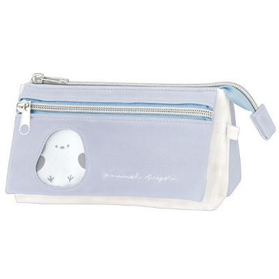 Animal Flap Pocket Pen Case - Long-tailed Tit (アニマルフラップポケットペンケース - シマエナガ)