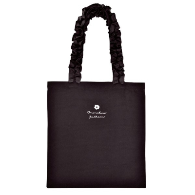 Frill Handle Tote Bag - Flower (フリルハンドルトートバッグ - フラワー)