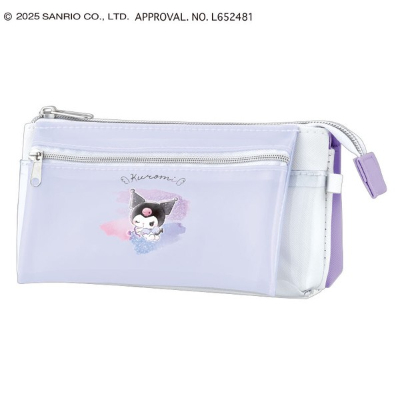 Flap Pocket Pencil Case Sanrio Characters - Kuromi (フラップポケットペンケース サンリオキャラクターズ - クロミ)