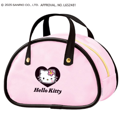 Sanrio Characters Boston Pencil Case - Hello Kitty/Pink (ボストンペンケース サンリオキャラクターズ - ハローキティ/ピンク)