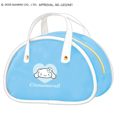 Sanrio Characters Boston Pencil Case - Cinnamoroll (ボストンペンケース サンリオキャラクターズ - シナモロール)