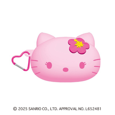 Sanrio Silicone Pencil Case - Tanned Hello Kitty - Hello Kitty/Pink (シリコンペンケース サンリオ 日焼けキティ - ハローキティ/ピンク)