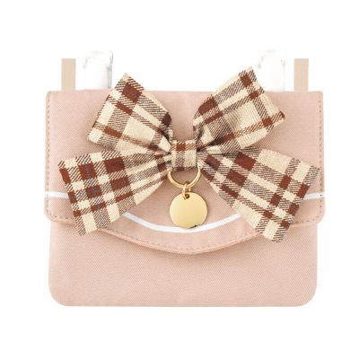 Wide pochette pocket with shoulder strap - Breppy Beige (ショルダー付きワイドポシェットポケット - ブレッピーベージュ)