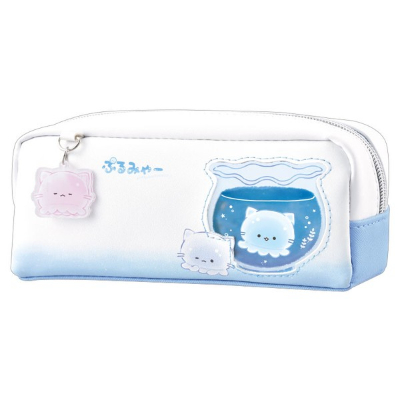 Single Box Pencil Case Purunya - Suiso (シングルBOXペンケース ぷるにゃー - すいそう)