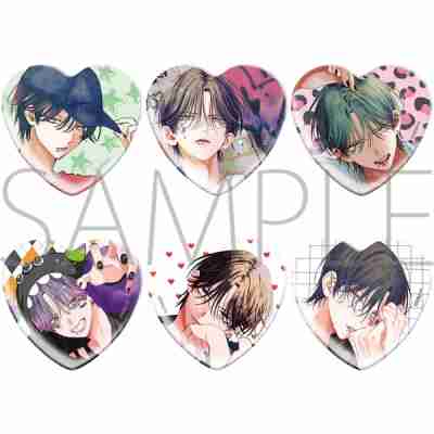 ミユキ蜜蜂 ハート形キャラバッジコレクション/春の嵐とモンスター