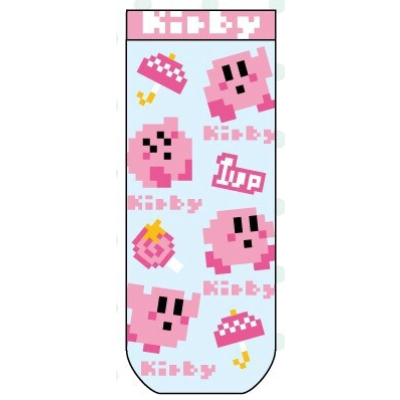 Kirby x Makoto Ozu Jacquard Socks - Kirby x Makoto Ozu Blue Pattern (ジャガードソックス 星のカービィ×大図まこと - 星のカービィ×大図まこと ブルーパターン)