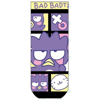Jacquard Socks Badtz-Maru Sanrio Characters - Badtz-Maru Tile (ジャガードソックス バッドばつ丸 サンリオキャラクターズ - バッドばつ丸 タイル)