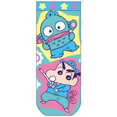 Jacquard Socks Crayon Shin-chan x Hangyodon - Crayon Shin-chan x Hangyodon Color Pop (ジャガードソックス クレヨンしんちゃん×ハンギョドン - クレヨンしんちゃん×ハンギョドン カラーポップ)