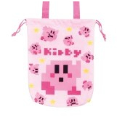 Drawstring shoe bag Kirby x Makoto Ozu (巾着シューズバッグ　星のカービィ×大図まこと)