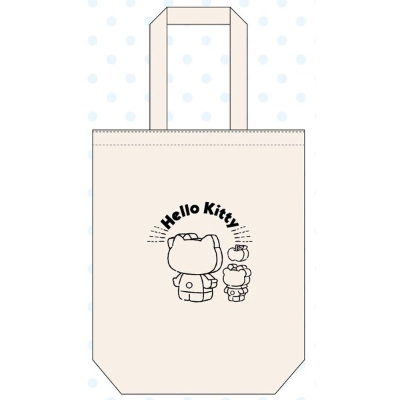 Canvas Tote Bag Hello Kitty Sanrio Characters - Canvas Tote Bag Hello Kitty (帆布トートバッグ ハローキティ サンリオキャラクターズ - 帆布トートバッグ ハローキティ)