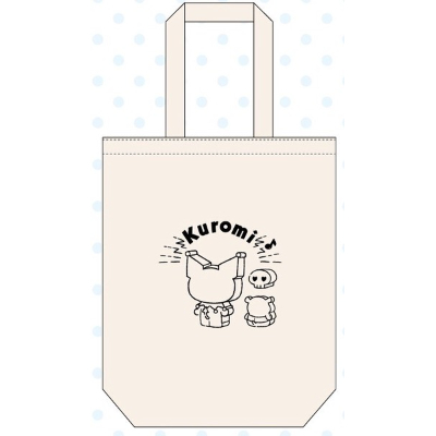 Canvas Tote Bag Kuromi Sanrio Characters - Canvas Tote Bag Kuromi (帆布トートバッグ クロミ サンリオキャラクターズ - 帆布トートバッグ クロミ)