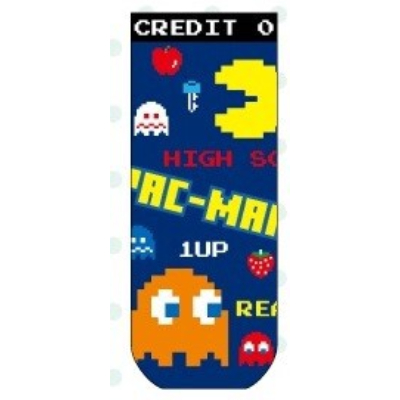 Pac-Man Jacquard Socks - Navy (ジャガードソックス パックマン - パックマン ネイビー)