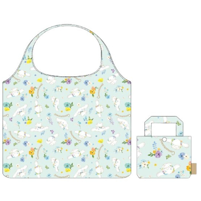 Eco Bag Cinnamoroll Sanrio Characters - Cinnamoroll Pastel Flower (エコバッグ シナモロール サンリオキャラクターズ - シナモロール パステルフラワー)