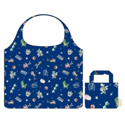 Disney Toy Story Eco Bag - Navy Icon Eco Bag (エコバッグ トイストーリー Disney/ディズニー - エコバッグ ネイビーアイコン)