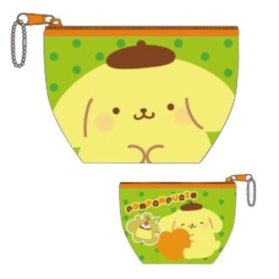 Mini Pouch Pom Pom Purin Sanrio Characters - Pom Pom Purin (ミニポーチ ポムポムプリン サンリオキャラクターズ - ポムポムプリン)