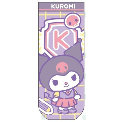 Jacquard Socks Kuromi School Sanrio Characters - Jacquard Socks Kuromi School (ジャガードソックス クロミ スクール サンリオキャラクターズ - ジャガードソックス クロミ スクール)