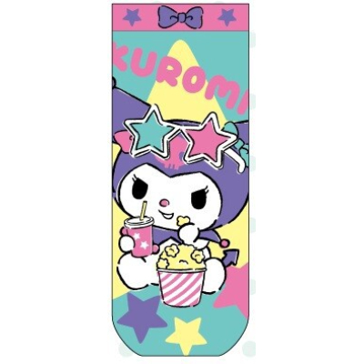Jacquard Socks Kuromi Star Pop Sanrio Characters - Jacquard Socks Kuromi Star Pop (ジャガードソックス クロミ スターポップ サンリオキャラクターズ - ジャガードソックス クロミ スターポップ)