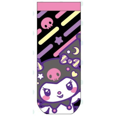 Jacquard Socks Kuromi Colorful Line Sanrio Characters - Jacquard Socks Kuromi Colorful Line (ジャガードソックス クロミ カラフルライン サンリオキャラクターズ - ジャガードソックス クロミ カラフルライン)