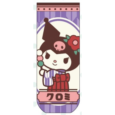 Jacquard Socks Kuromi Roman Sanrio Characters - Jacquard Socks Kuromi Roman (ジャガードソックス クロミ ロマン サンリオキャラクターズ - ジャガードソックス クロミ ロマン)