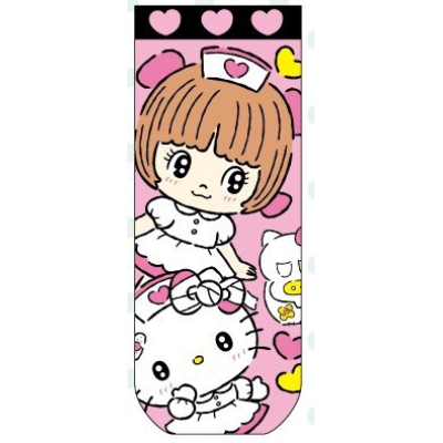 Jacquard socks Pinoko x Hello Kitty (ジャガードソックス ピノコ×ハローキティ)