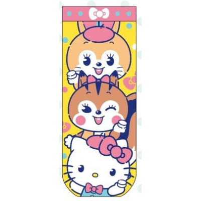 Jacquard socks Cuppy Ramune x Hello Kitty (ジャガードソックス クッピーラムネ×ハローキティ)