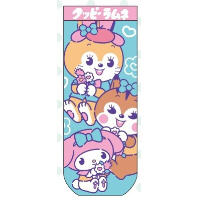 Jacquard socks Cuppy Ramune x My Melody (ジャガードソックス クッピーラムネ×マイメロディ)
