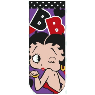 Betty Boop purple jacquard socks (ジャガードソックス ベティブープ パープル)