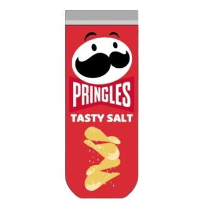 Jacquard socks Pringles Tasty Salt (ジャガードソックス プリングルス テイスティーソルト)