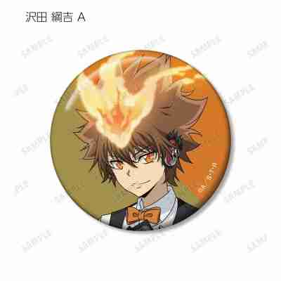 (s)TVアニメ『家庭教師ヒットマンREBORN!』 描き下ろし カジノver. トレーディング缶バッジ 送料別880円