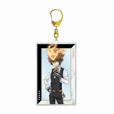 (s)TVアニメ『家庭教師ヒットマンREBORN!』 描き下ろし 沢田 綱吉 カジノver. BIGアクリルキーホルダー 送料別880円