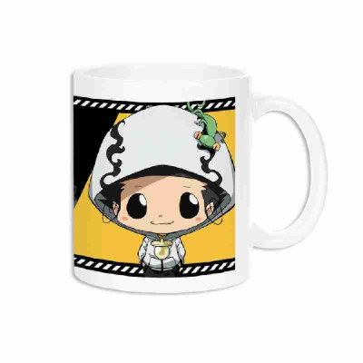 (s)TVアニメ『家庭教師ヒットマンREBORN!』 描き下ろしイラスト リボーン ストリートver. マグカップ 送料別880円