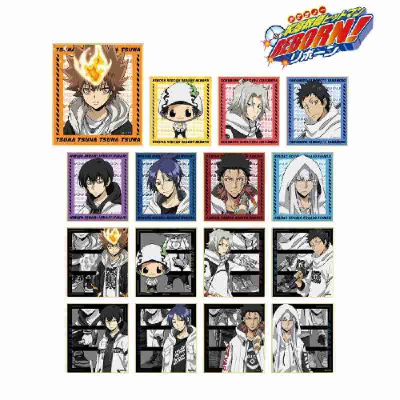 (s)TVアニメ『家庭教師ヒットマンREBORN!』 描き下ろしイラスト ストリートver. トレーディングミニ色紙 送料別880円