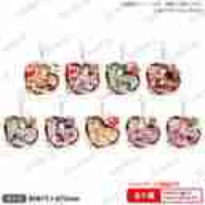 ラブライブ!スクールアイドルフェスティバル トレーディングきらりんアクリルキーホルダー Aqours バレンタイン編Part3ver