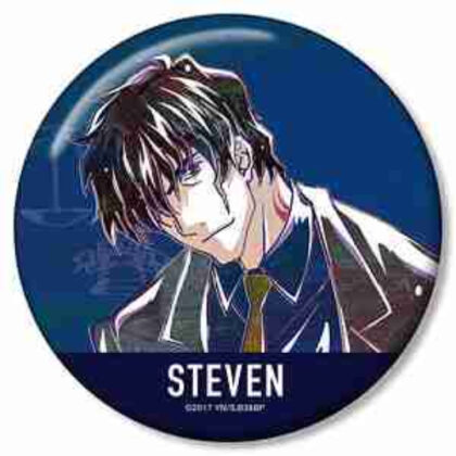 (s)TVアニメ『血界戦線 & BEYOND』 スティーブン・A・スターフェイズ Ani-Art 第4弾 100mm缶バッジ 送料別880円