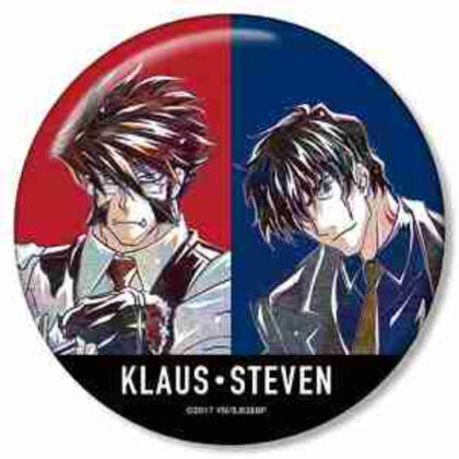 (s)TVアニメ『血界戦線 & BEYOND』 クラウス/スティーブン Ani-Art 第4弾 100mm缶バッジ 送料別880円