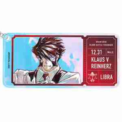 (s)TVアニメ『血界戦線 & BEYOND』 クラウス・V・ラインヘルツ Ani-Art 第4弾 オーロラチケットホルダー 送料別880円