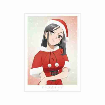 (s)青春ブタ野郎はサンタクロースの夢を見ない ミニスカサンタ A3マット加工ポスター 送料別880円