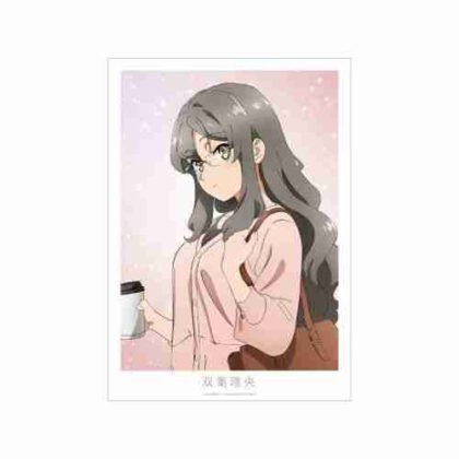 (s)青春ブタ野郎はサンタクロースの夢を見ない 双葉理央 A3マット加工ポスター 送料別880円